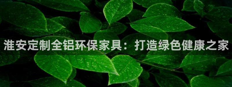 杏耀平台开户：淮安定制全铝环保家具：打造绿色健康之家